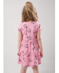 CLE Платье дев. 856312кдн, т.розовый/чёрный