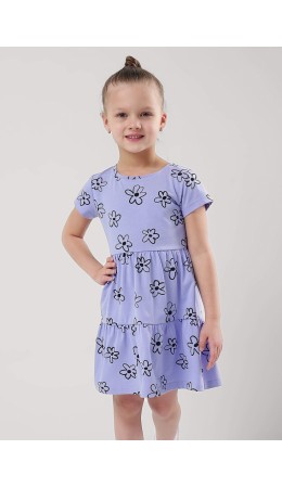 CLE Платье дев. 856312кдн, фиолетовый/чёрный