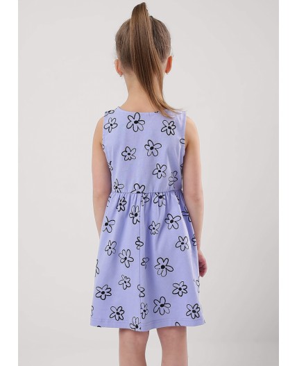 CLE Платье дев. 856312кдн, фиолетовый/чёрный