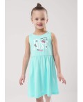CLE Платье дев. 856907кд_п, бирюзовый