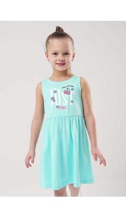CLE Платье дев. 856907кд_п, бирюзовый