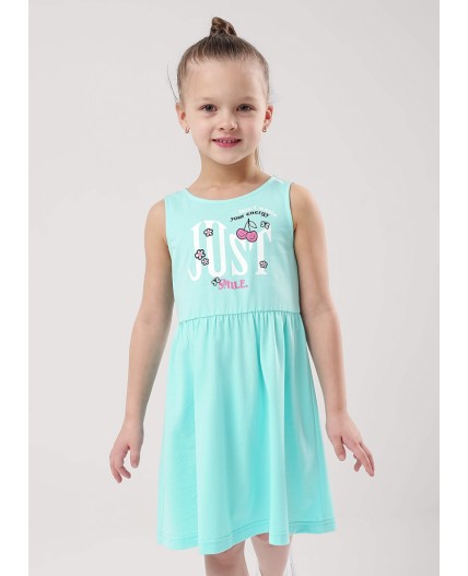CLE Платье дев. 856907кд_п, бирюзовый