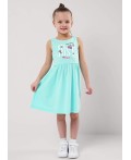 CLE Платье дев. 856907кд_п, бирюзовый