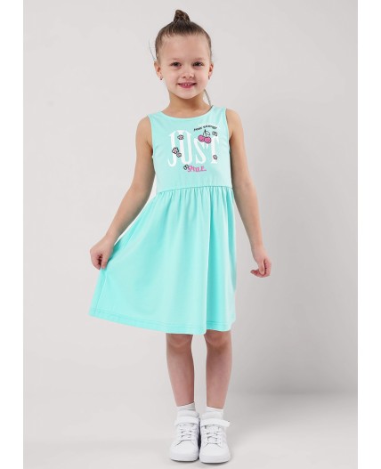 CLE Платье дев. 856907кд_п, бирюзовый