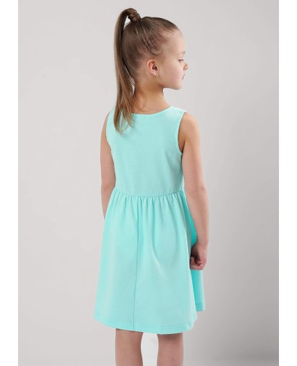 CLE Платье дев. 856907кд_п, бирюзовый