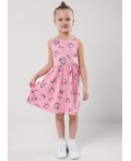 CLE Платье дев. 856907кдн, т.розовый/чёрный