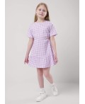 CLE Платье дев. 857041кжн, белый/св.фиолетовый