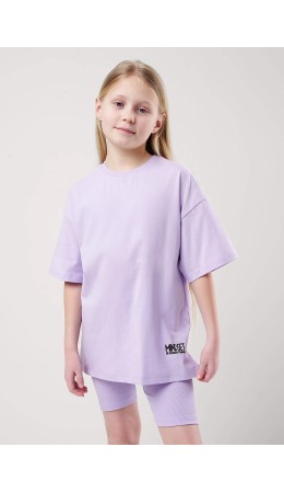 CLE Футболка дев. 856992кд_п, св.фиолетовый