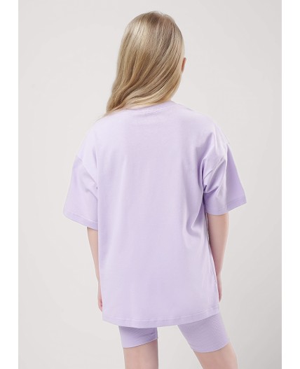 CLE Футболка дев. 856992кд_п, св.фиолетовый