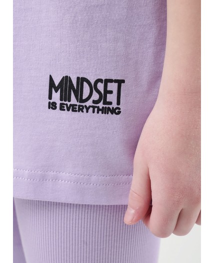 CLE Футболка дев. 856992кд_п, св.фиолетовый