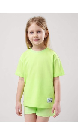 CLE Футболка дев. 856997кд, зелёный 'неон'