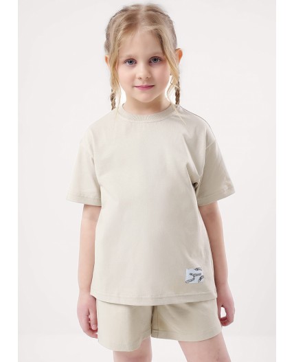 CLE Футболка дев. 856997кд, бежевый