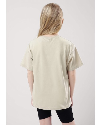 CLE Футболка дев. 857001кд_п, бежевый