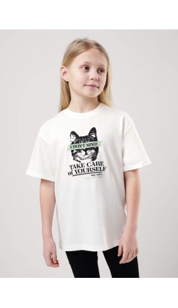 CLE Футболка дев. 857001кд_п, молочный