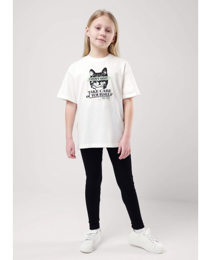 CLE Футболка дев. 857001кд_п, молочный