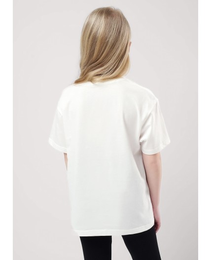 CLE Футболка дев. 857001кд_п, молочный