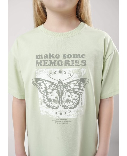 CLE Футболка дев. 857001кд_п, св.зелёный