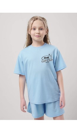 CLE Футболка дев. 857025/16з_п, голубой