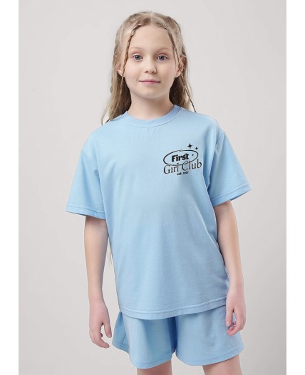 CLE Футболка дев. 857025/16з_п, голубой