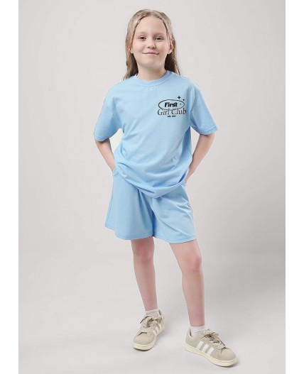 CLE Футболка дев. 857025/16з_п, голубой