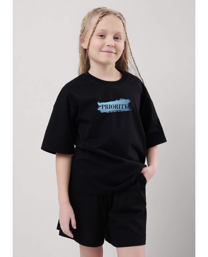 CLE Футболка дев. 857032/16кд_п, чёрный