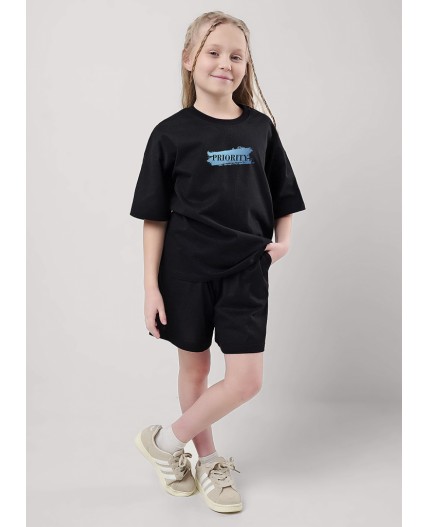 CLE Футболка дев. 857032/16кд_п, чёрный