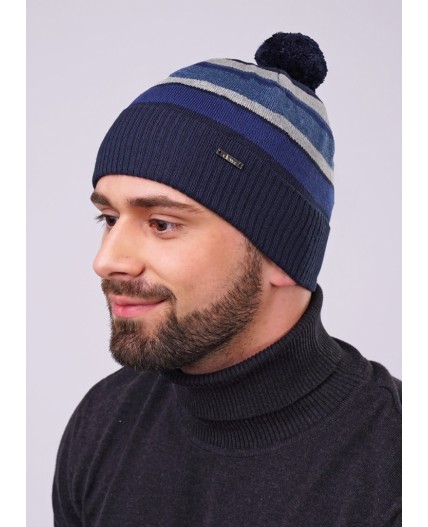 CLE Шапка 492567ха, т.синий/серый