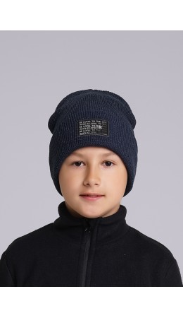 CLE Шапка дет. 433870ак, синий/чёрный
