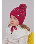 CLE Шапка дет.792539аш, т.малиновый