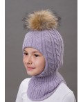 CLE Шапка дет.792552аа, меланж св.фиолетовый