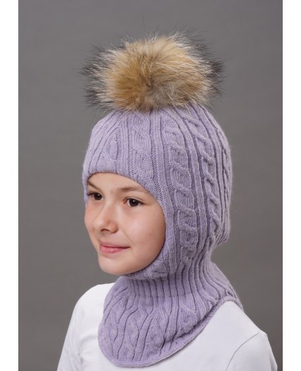 CLE Шапка дет.792552аа, меланж св.фиолетовый