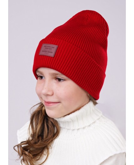 CLE Шапка подрост. 413230ак, бордовый