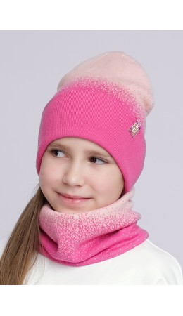 CLE Шарф 'Снуд' дет. 533762вн, фуксиевый/розовый