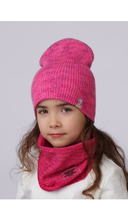 CLE Шарф 'Снуд' дет. 533772ха, розовый/фиолетовый
