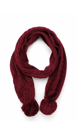 CLE Шарф дет.602212ак, бордовый