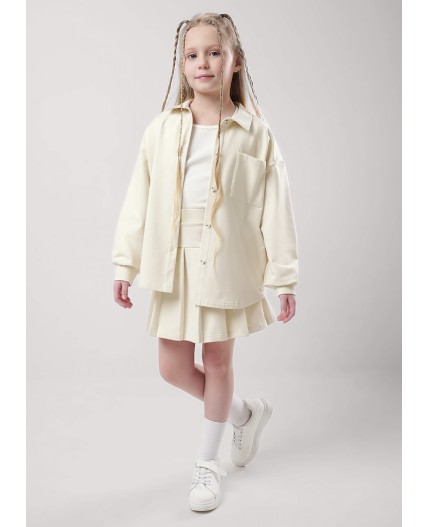 CLE Юбка дев. 857022/16фэ, св.бежевый