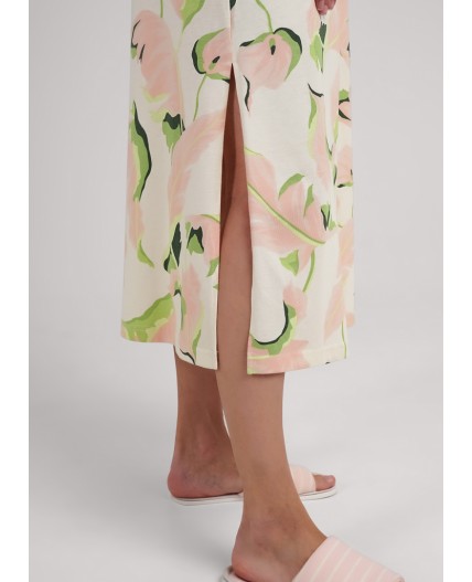 CLE LDR25-1111 Платье жен. Сен-Тропе, персиковый/св.зелёный