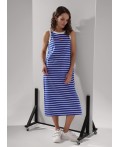 CLE LDR25-1163 Платье жен. Морской, синий/молочный