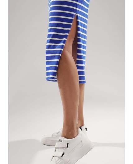 CLE LDR25-1163 Платье жен. Морской, синий/молочный