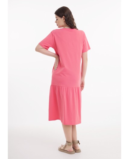 CLE LDR25-1168 Платье жен. Тропикана, св.красный