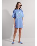 CLE LDR25-1169 Платье жен. Сёрф, голубой