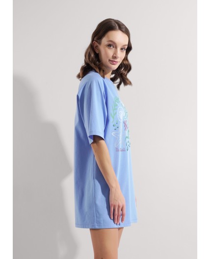 CLE LDR25-1169 Платье жен. Сёрф, голубой
