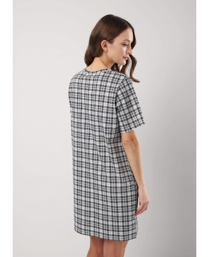 CLE LDR25-968/1 Платье жен. Home line ВЛ25, молочный/чёрный