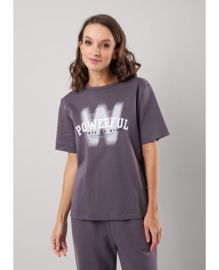 CLE LF25-100 Футболка жен. Грей, т.серый