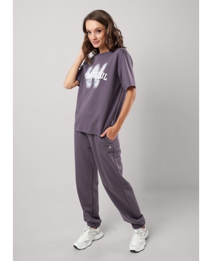 CLE LF25-100 Футболка жен. Грей, т.серый