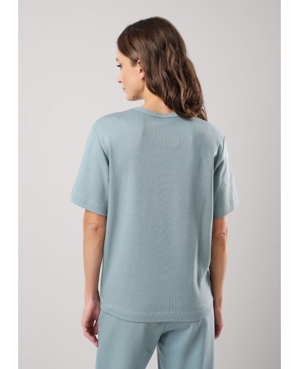 CLE LF25-100 Футболка жен. Грей, бирюзовый