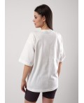 CLE LF25-1159/5 Футболка жен. Мускат, молочный