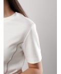 CLE LF25-1159/6 Футболка жен. Мускат, молочный