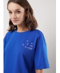 CLE LF25-1163/7 Футболка жен. Морской, синий