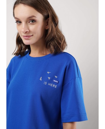 CLE LF25-1163/7 Футболка жен. Морской, синий